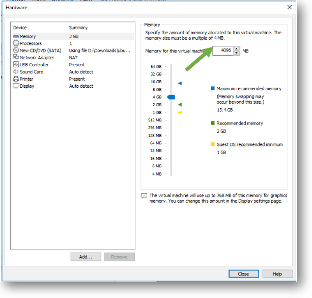 installing ubuntu on vmware