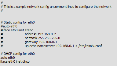 DHCP client configuration in gns3