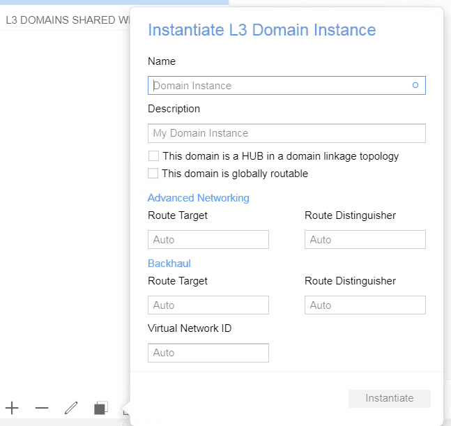 Creation of overlay network