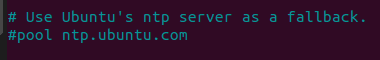 removing ubuntu ntp backup servers