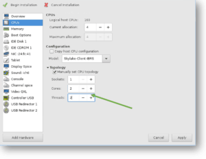 fixing windows kvm cpu issue