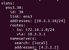 ubuntu netplan static route