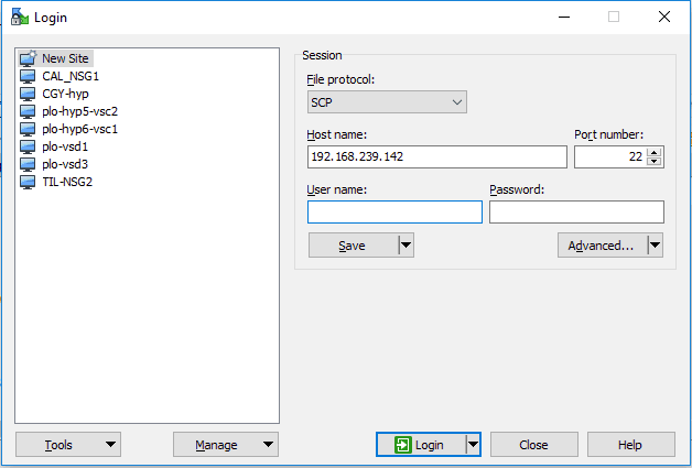 transfer files between linux and windows using winscp