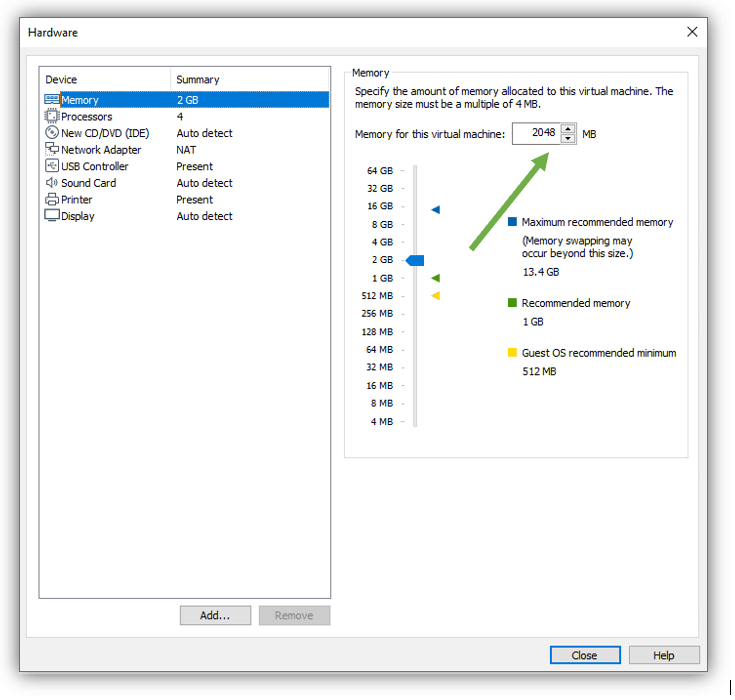 centos vmware install