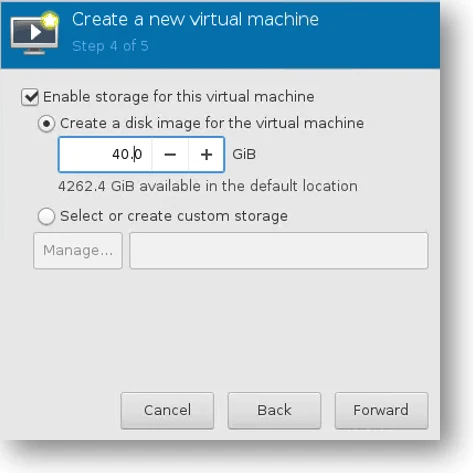 qemu kvm ubuntu configure harddisk