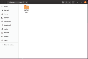 transfer file from windows to ubuntu vm