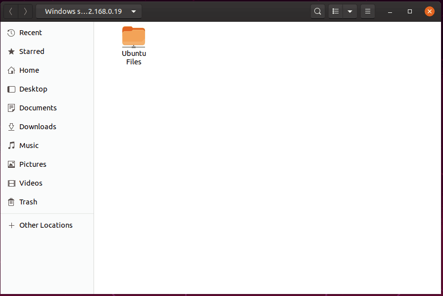 we have successfully opened windows folder in ubuntu