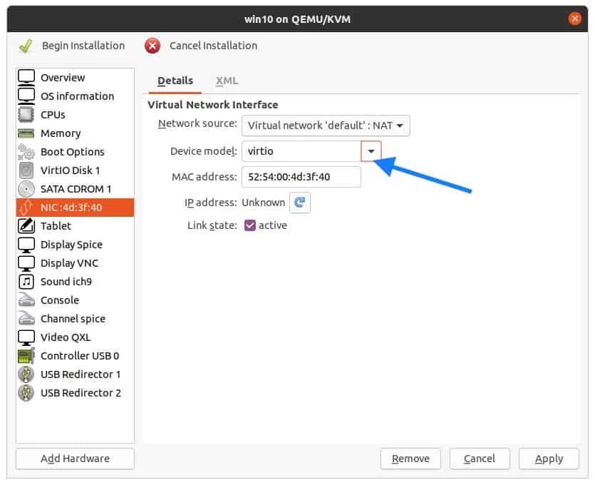 connect vm to the vpn