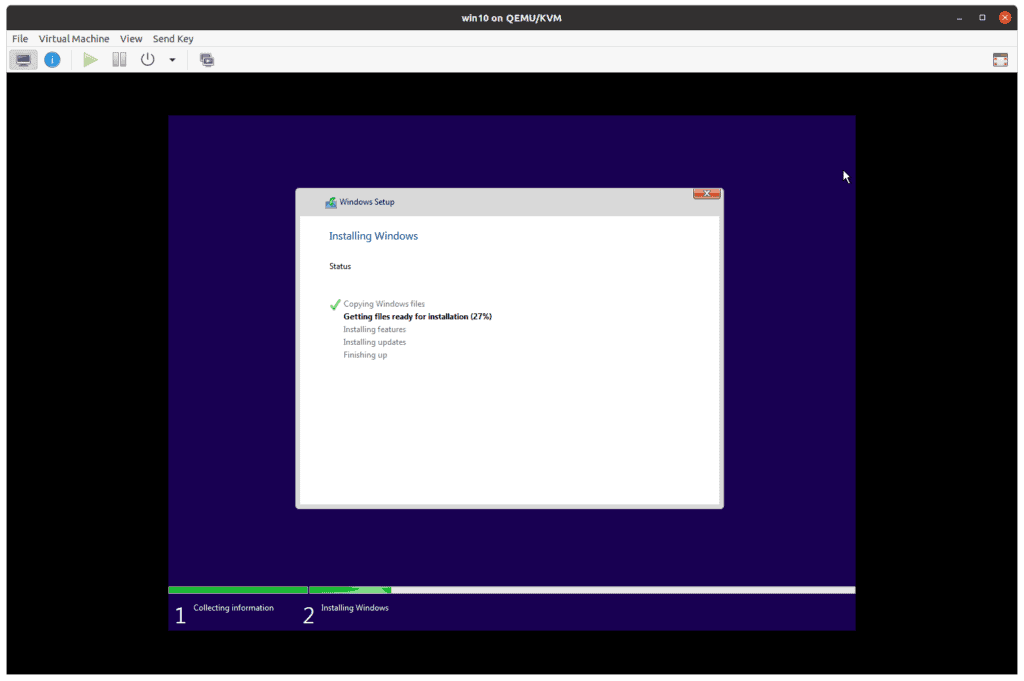 ubuntu 20 install kvm