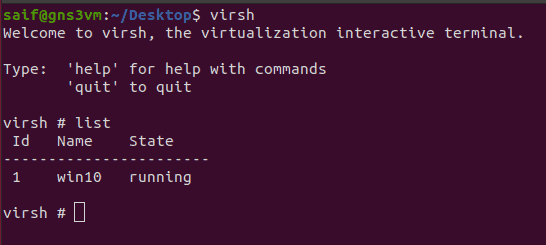 kvm command line