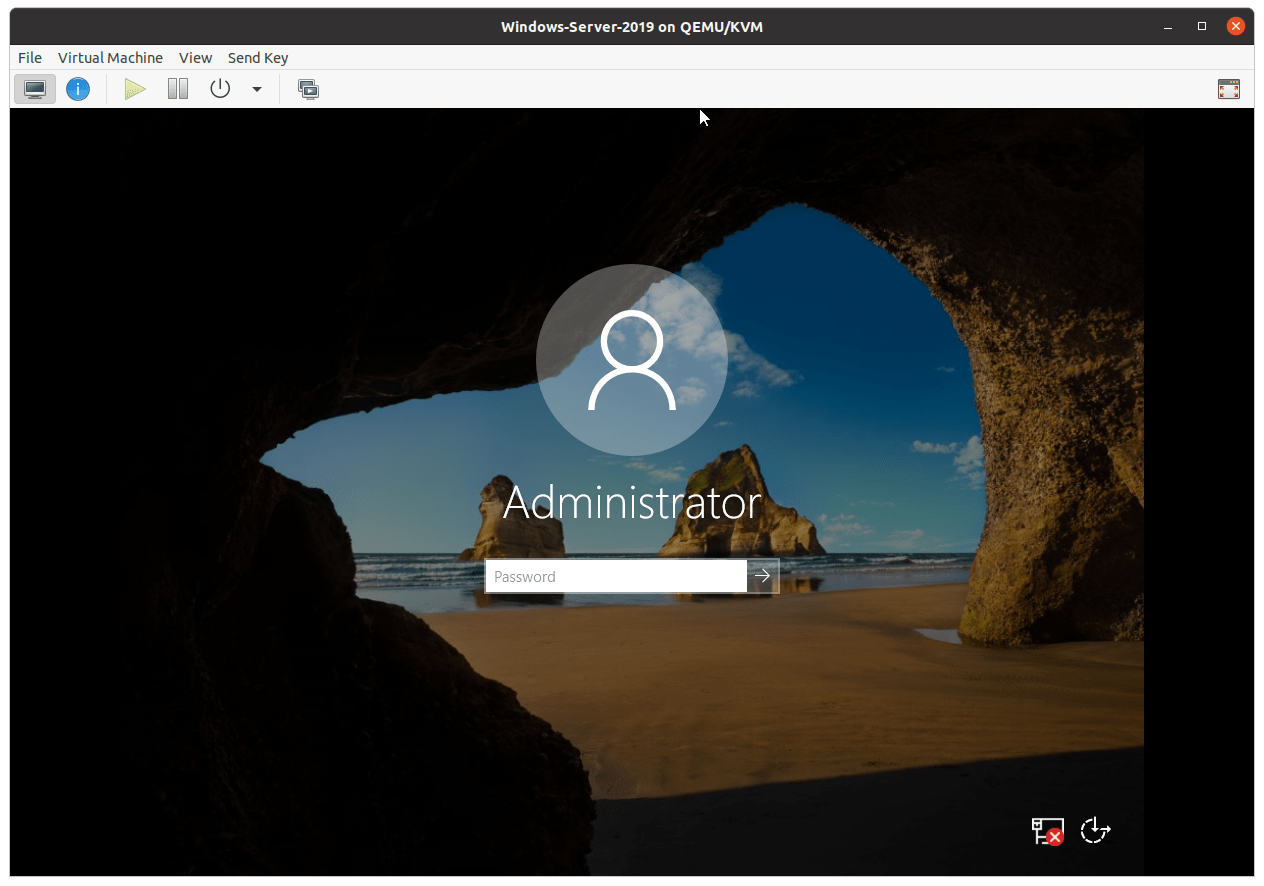 qemu kvm windows server 2019