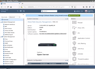 checkpoint firewall gui