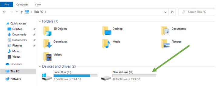 How to add unallocated space to D drive