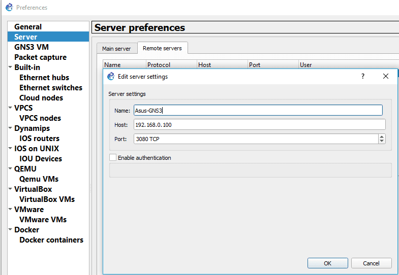 gns3 installation and configuration