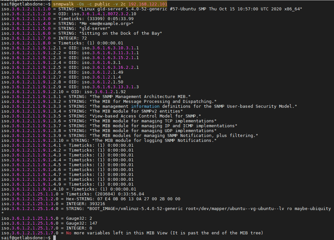 Настройка snmp trap ubuntu