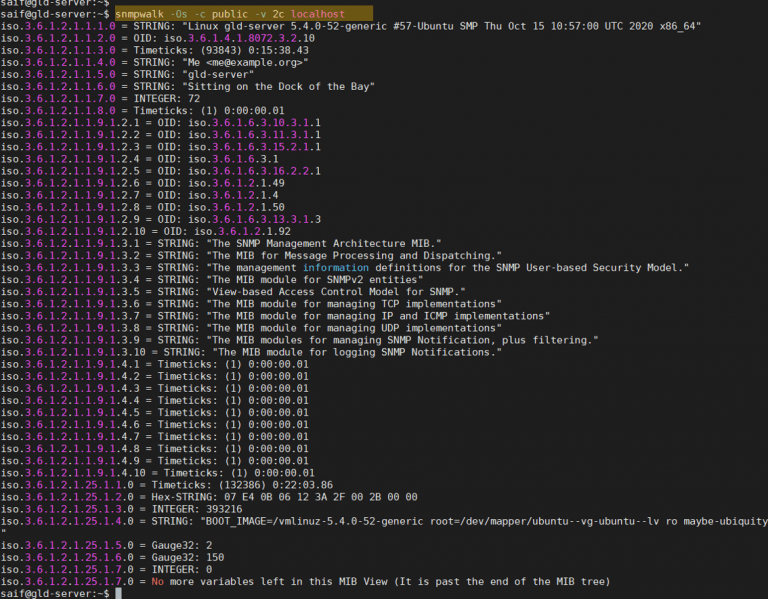 Настройка snmp ubuntu 16