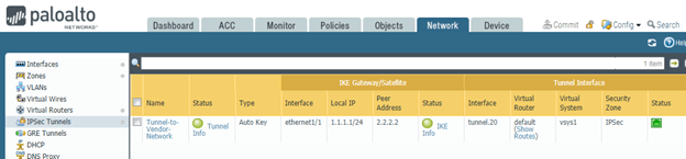 palo alto pfsense ipsec