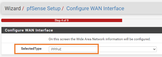 pppoe on pfsense