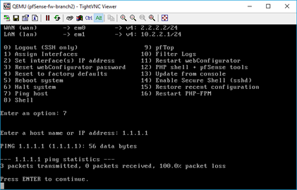 pfsense allow ping