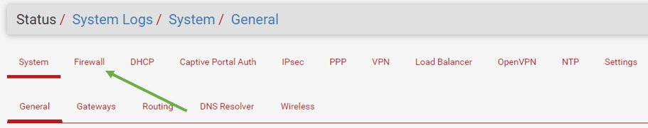 pfsense firewall configuration