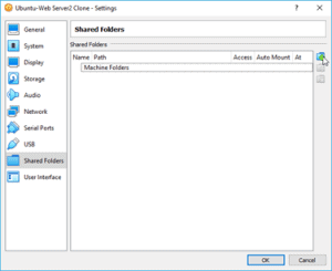 what is mount point in virtualbox shared folder