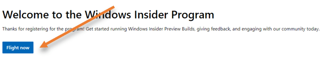 join the windows insider program
