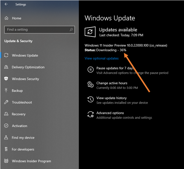 update windows 10 to windows 11