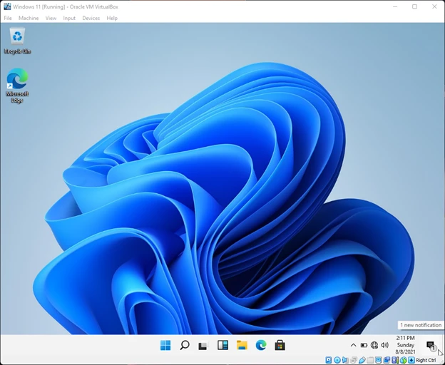 Windows 11 on Virtualbox