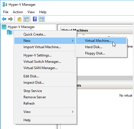 Creation of ubuntu vm in hyper-v