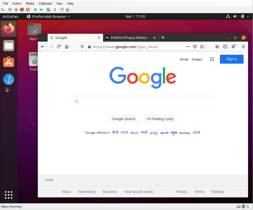 ubuntu desktop in hyper-v