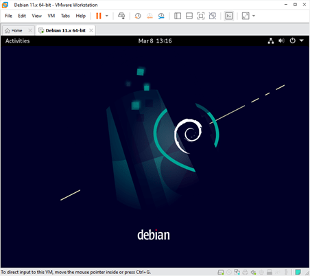 install debian 11 on vmware workstation