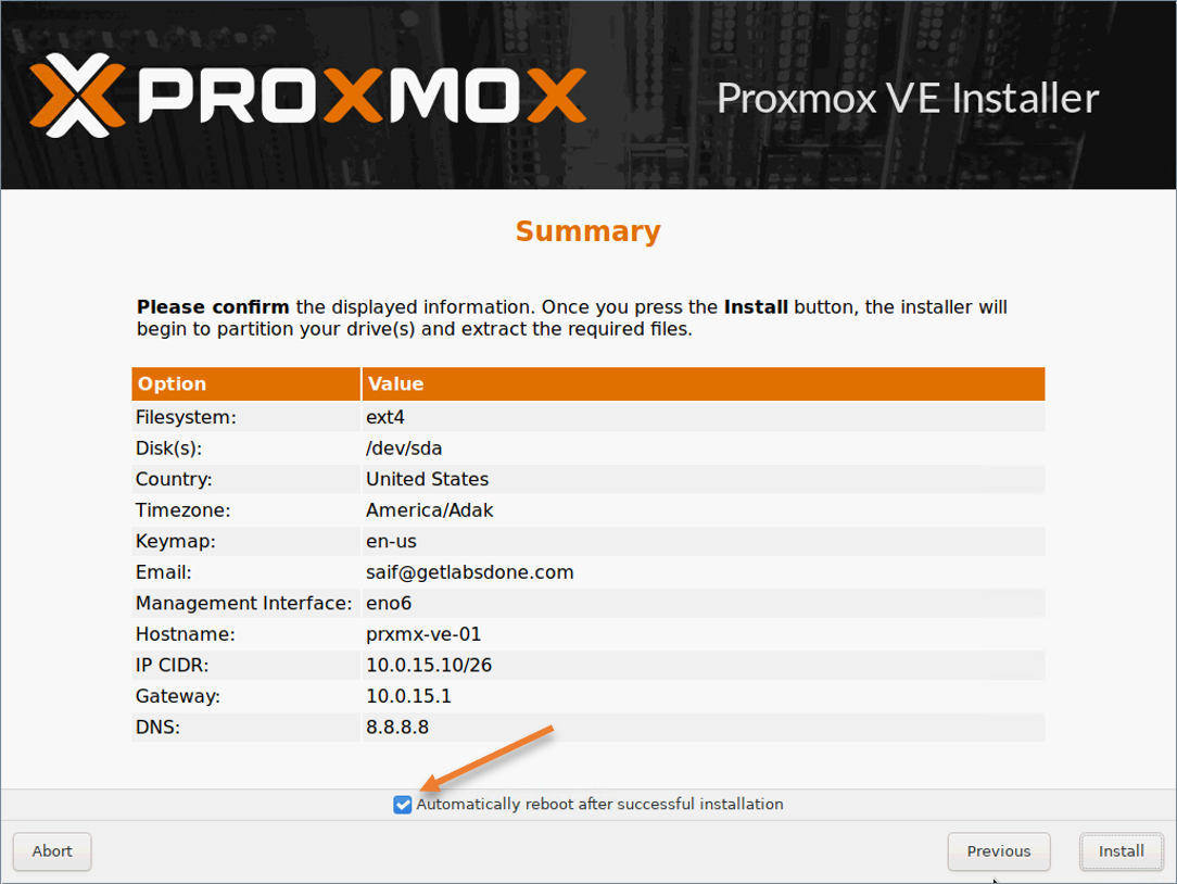How to Install Proxmox VE Using a USB? Step by Step. GetLabsDone