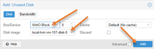 proxmox import qcow2 to lvm