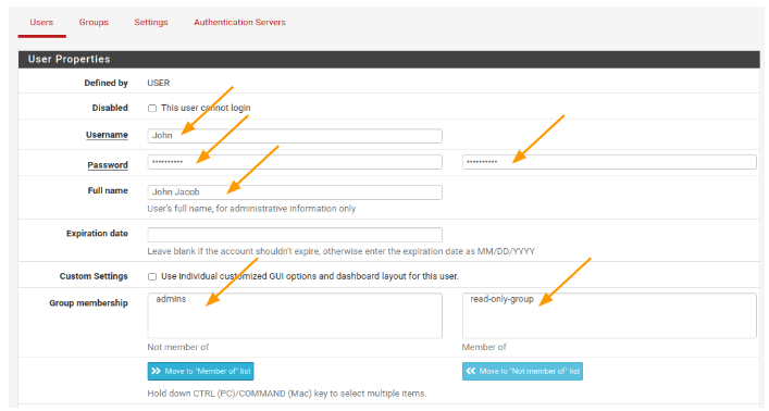 How to setup pfsense user permissions? – GetLabsDone