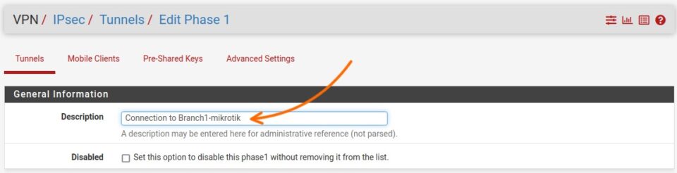 Setup IPsec site to site VPN tunnel between Pfsense and MikroTik ...